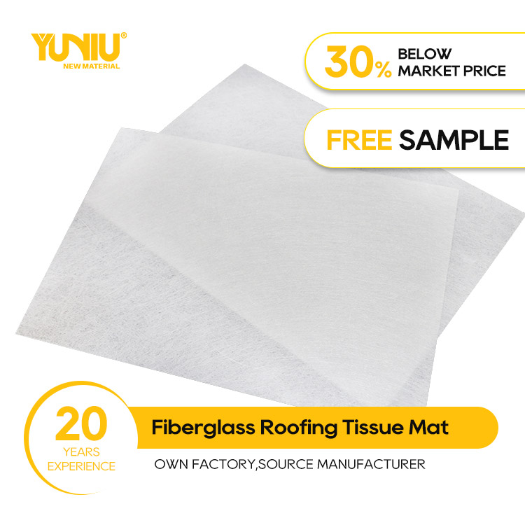 Fiberglass Tissue Mat Factory direct sale For Roofing