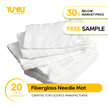 High Silica Fiberglass Needle Mat Best quality For Heat Insulation Application