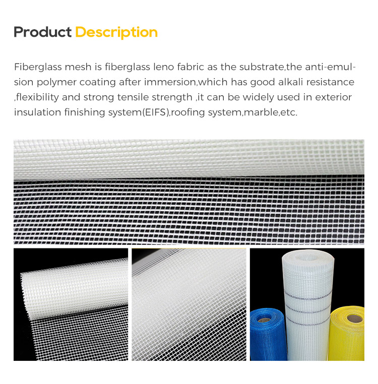 4x4 160 fiberglass mesh for wall reinforcement materials Best quality 